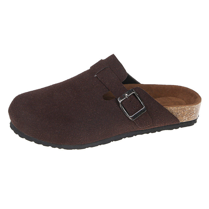 Classic Closed-Toe Footbed Mules - Off white - Women's Comfort Shoes Australia