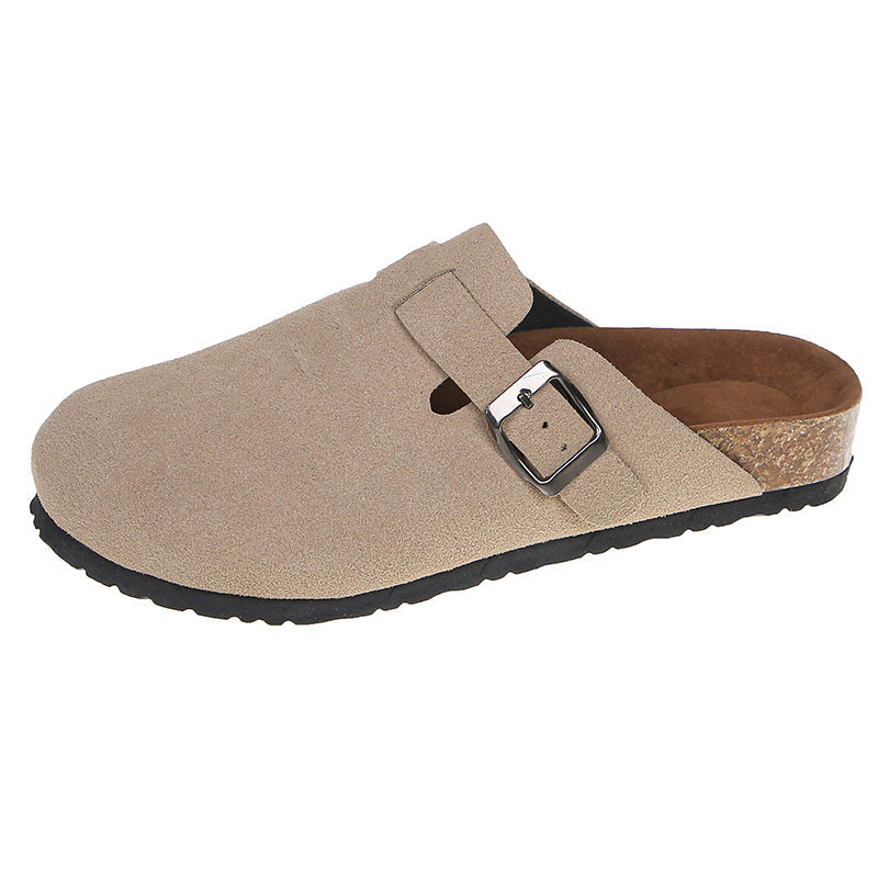 Classic Closed-Toe Footbed Mules - Off white - Women's Comfort Shoes Australia