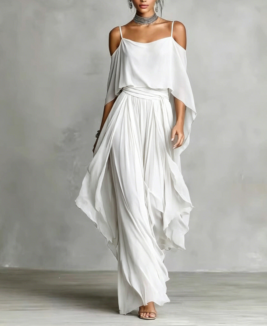 Rosa | Flowy Chiffon Set