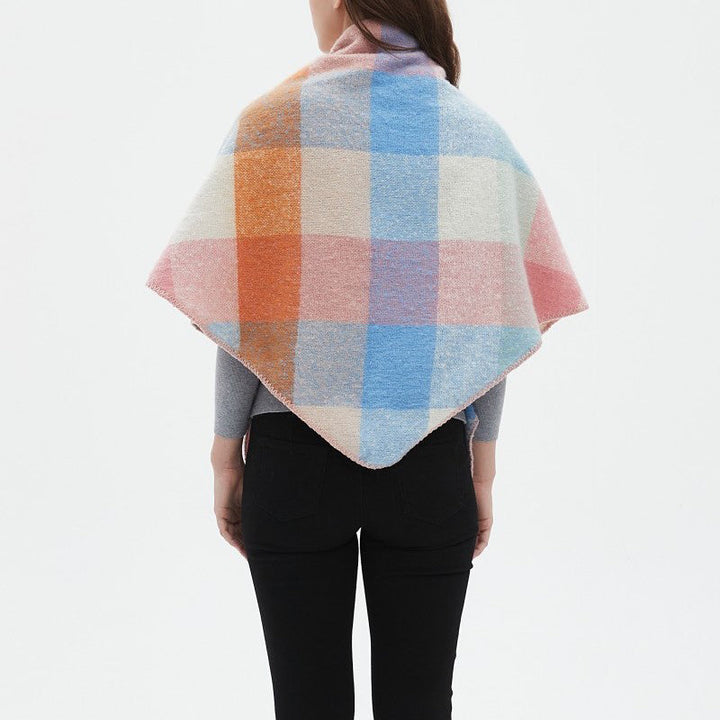 Freya | Warm Plaid Scarf