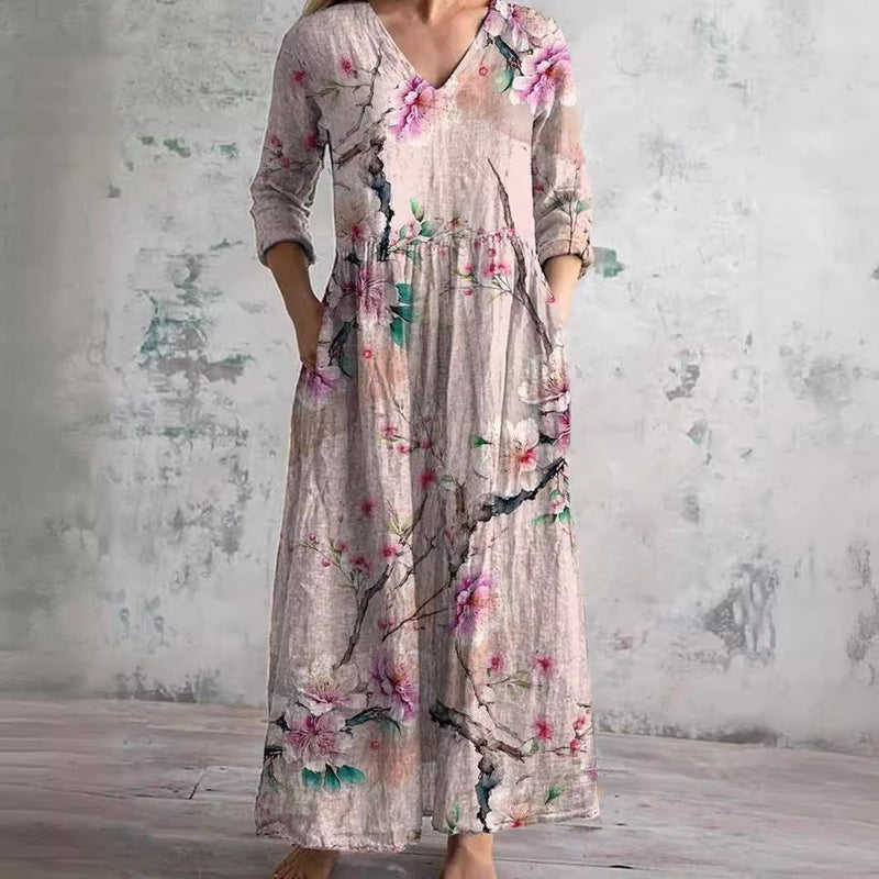 Caroline | Relaxed Floral Dress