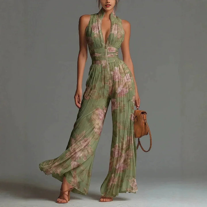 Isa | Elegant Jumpsuit with Floral Pattern