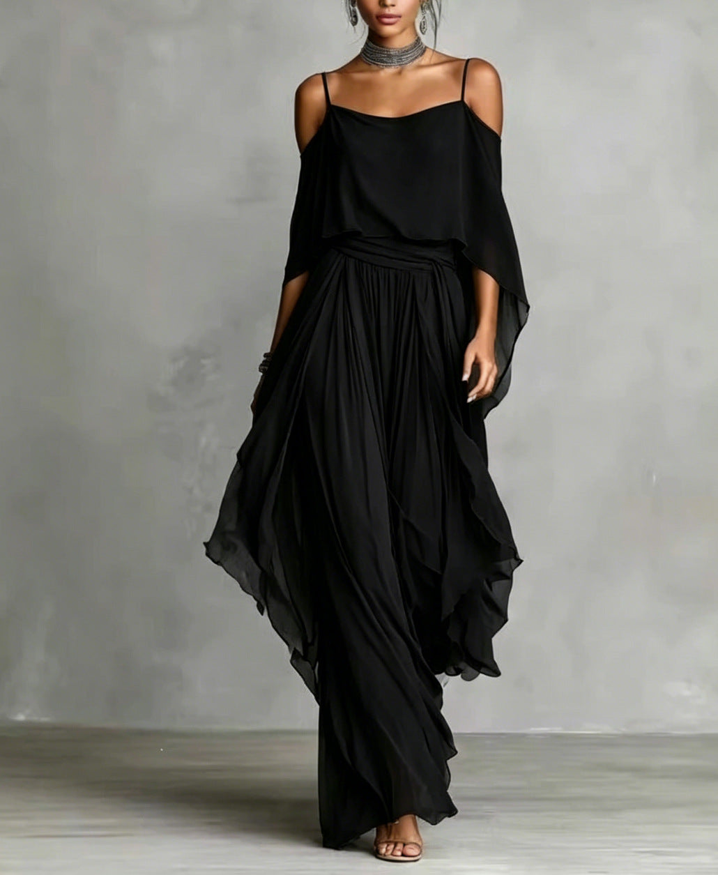 Rosa | Flowy Chiffon Set