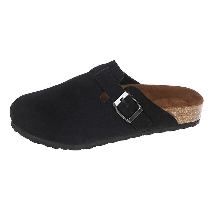 Classic Closed-Toe Footbed Mules - Off white - Women's Comfort Shoes Australia