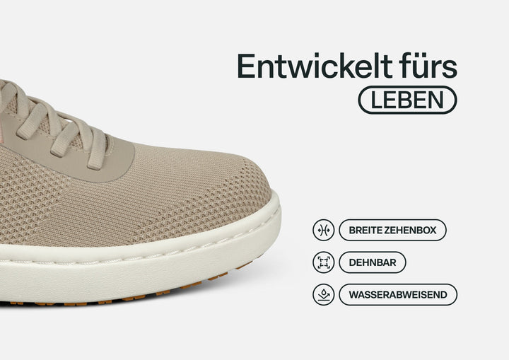Lena | Beige Lightweight Comfort Sneakers for Everyday