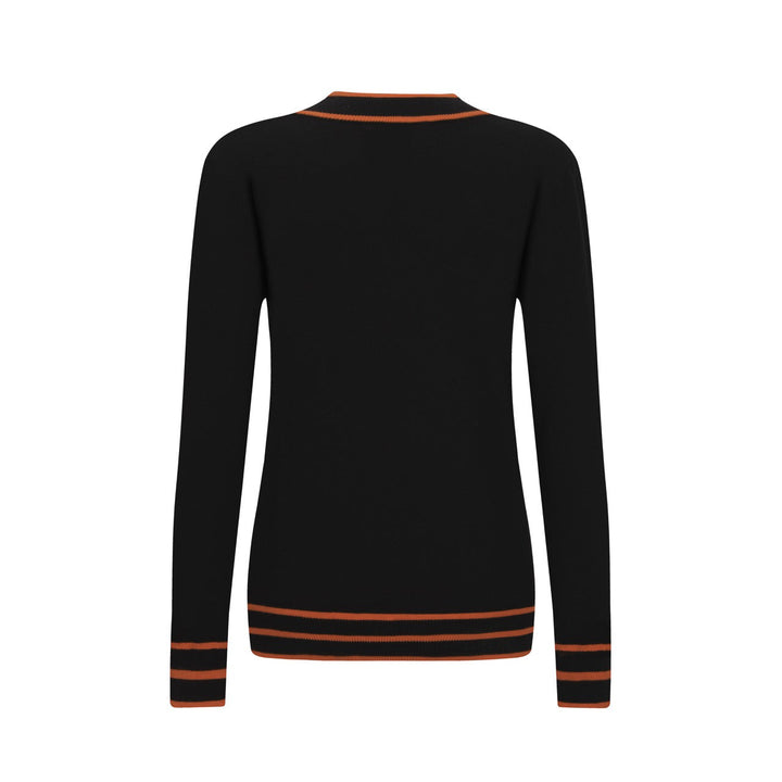 Black | street art retro fashion knit polo shirt