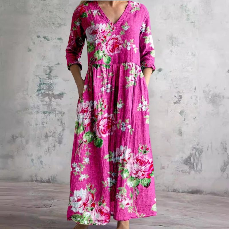 Fiona | Relaxed Floral Dress