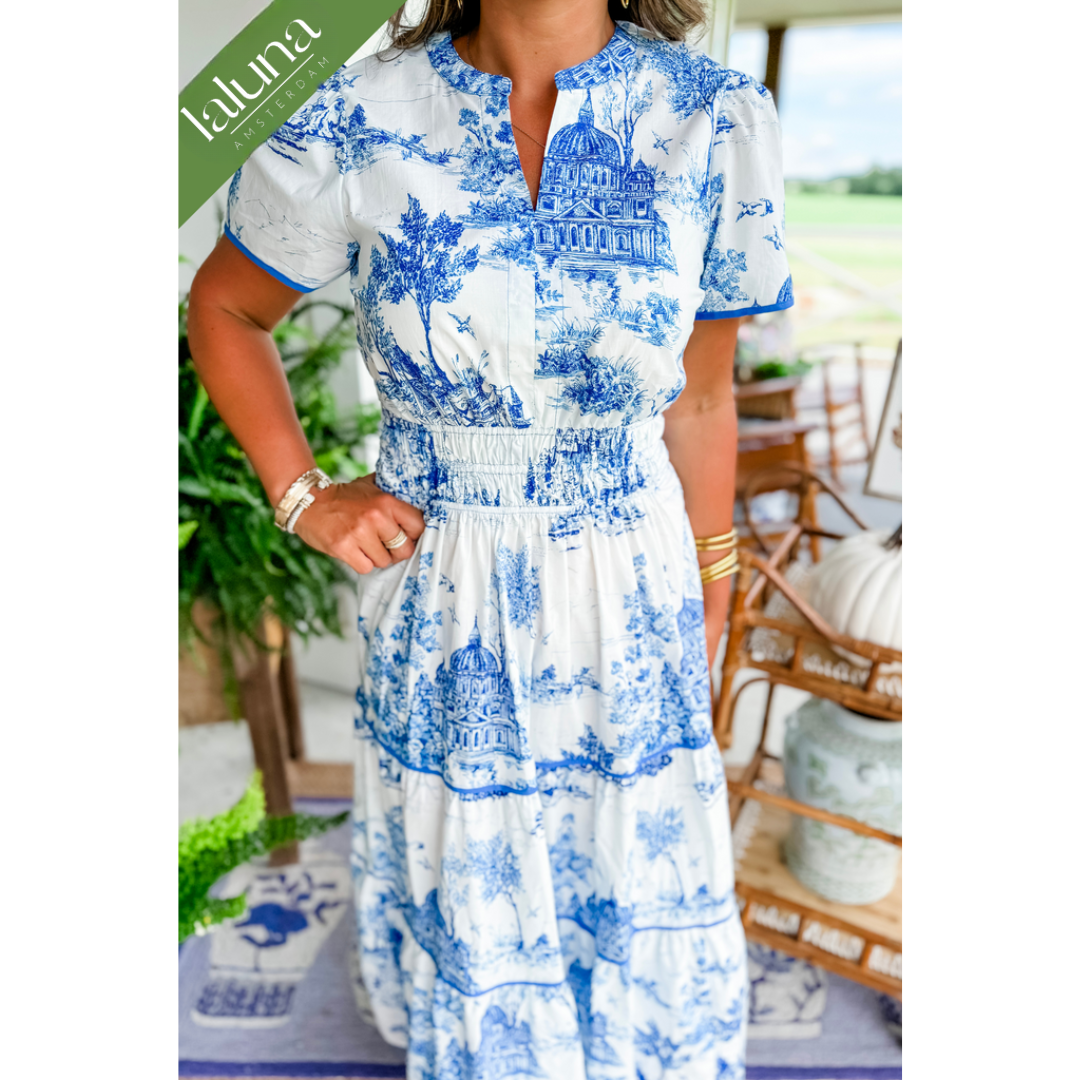 Classic Floral Maxi Dress