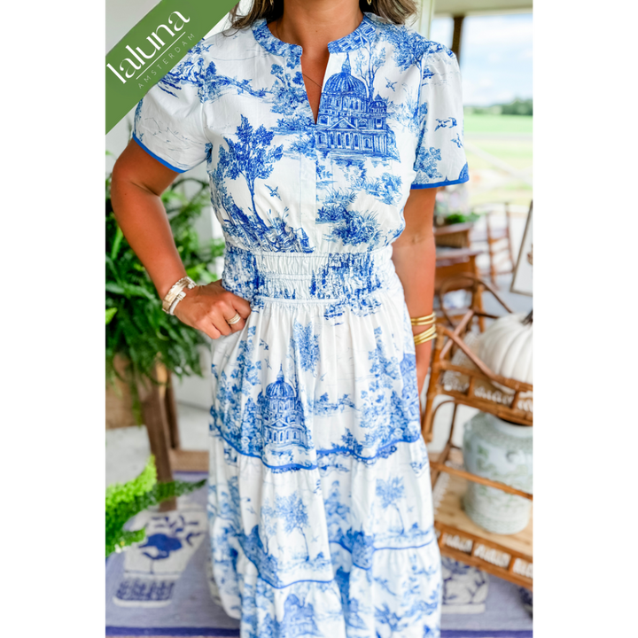 Classic Floral Maxi Dress