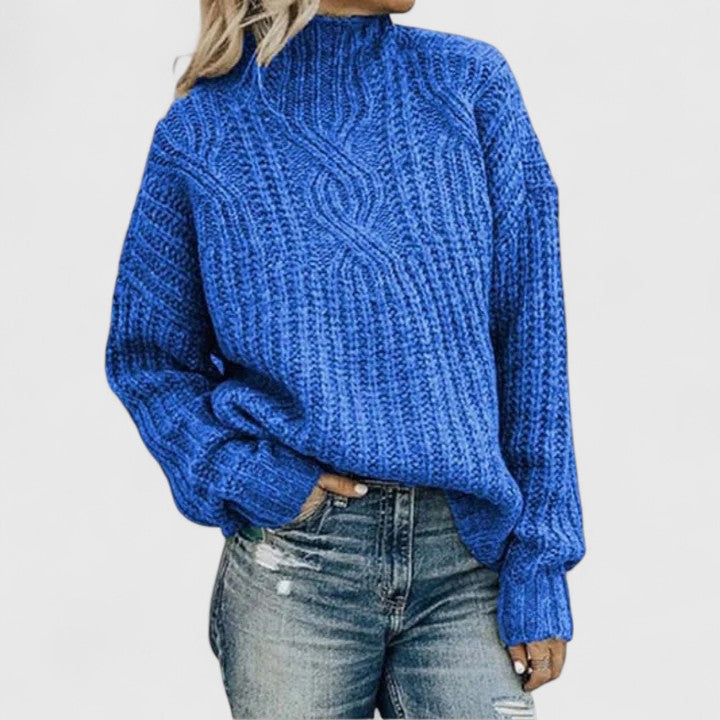 Natalia Cat Print Sweater