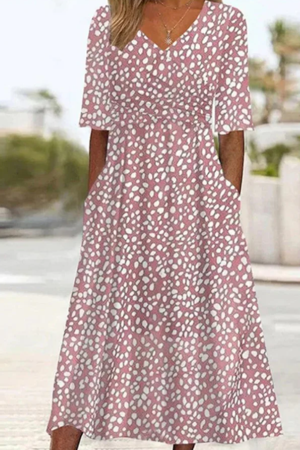 Colette Polka Dot Midi Dress