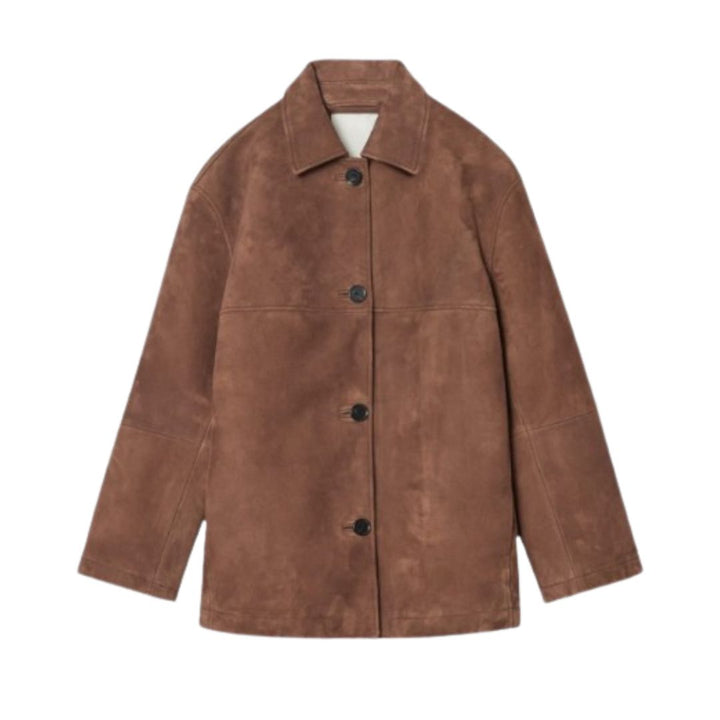 Vivienne | Collared Suede Jacket
