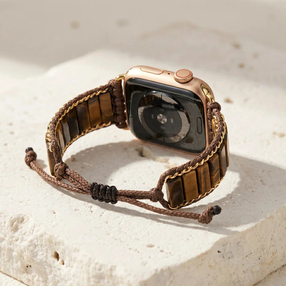 Bella | Powerful Tiger's Eye Apple Watch Band