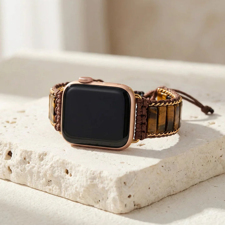 Bella | Powerful Tiger's Eye Apple Watch Band