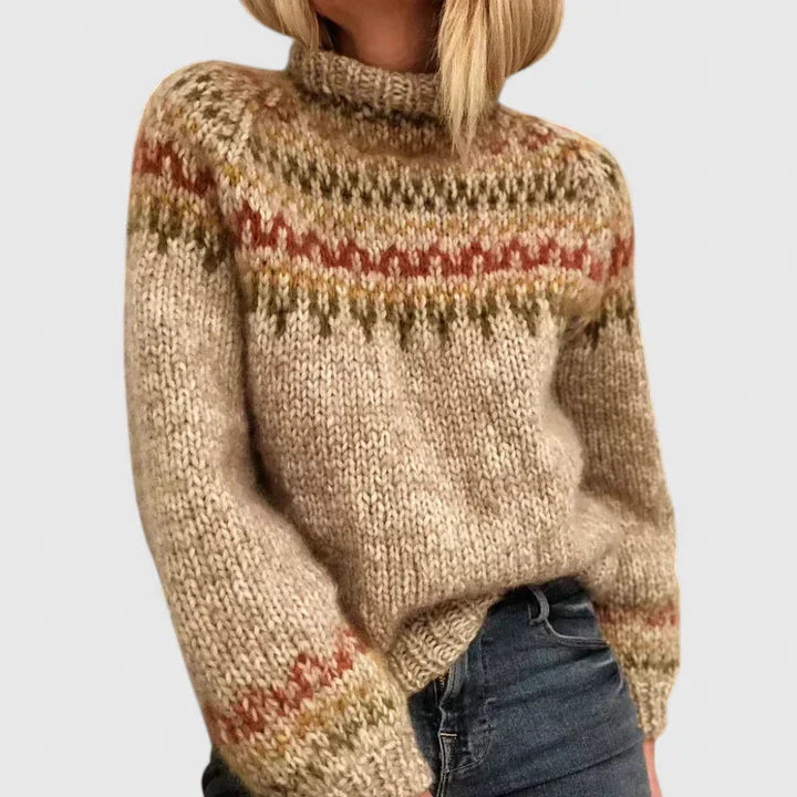 Bernarda Cat Print Sweater
