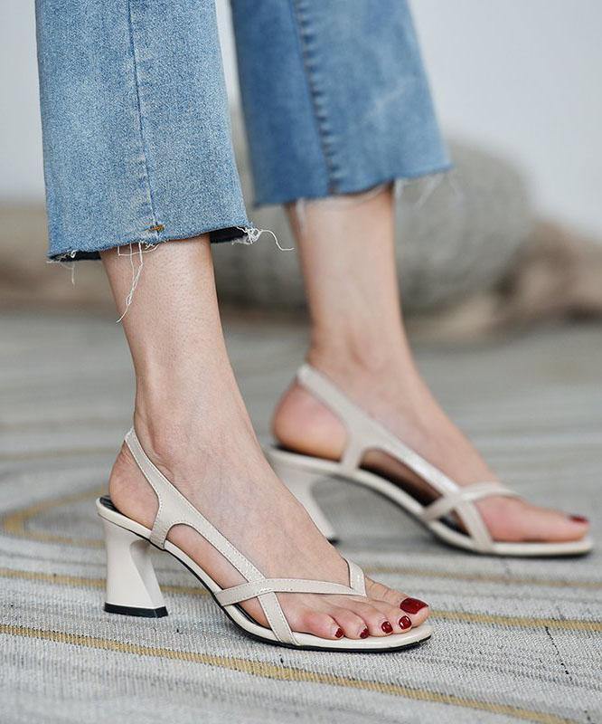Red Peep Toe High Heel Sandals