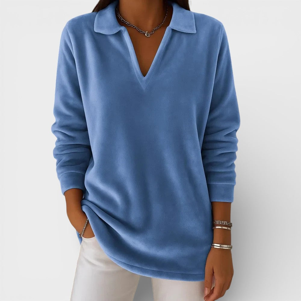 V-Neck Knit Sweater