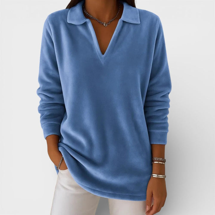 V-Neck Knit Sweater