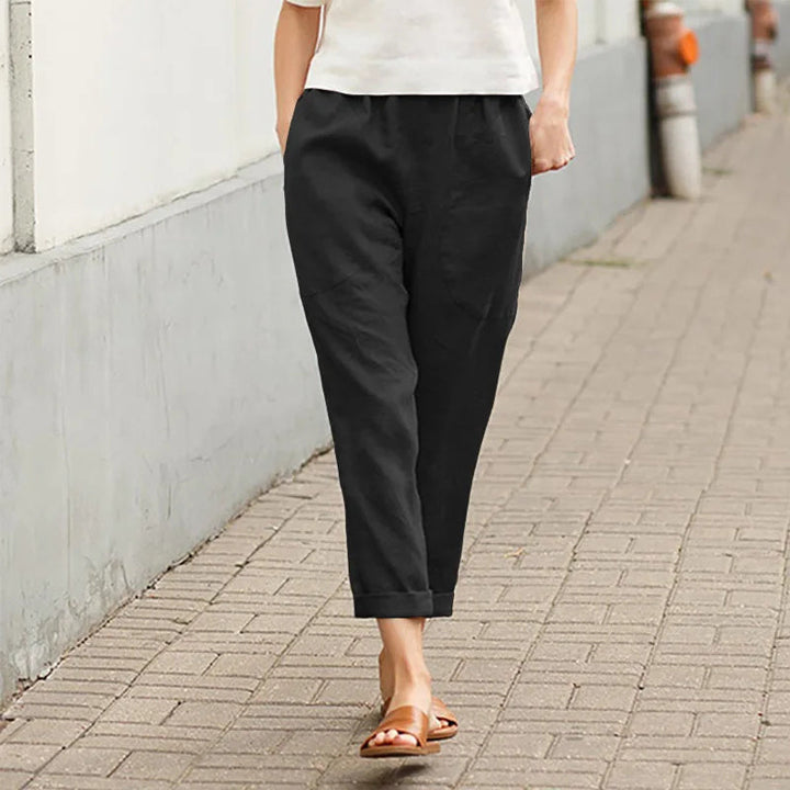 Kriza - Wide-Leg Pants with Pockets