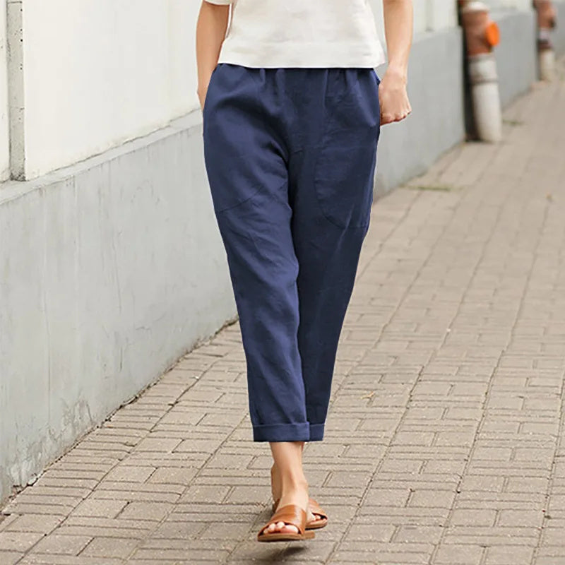 Kriza - Wide-Leg Pants with Pockets
