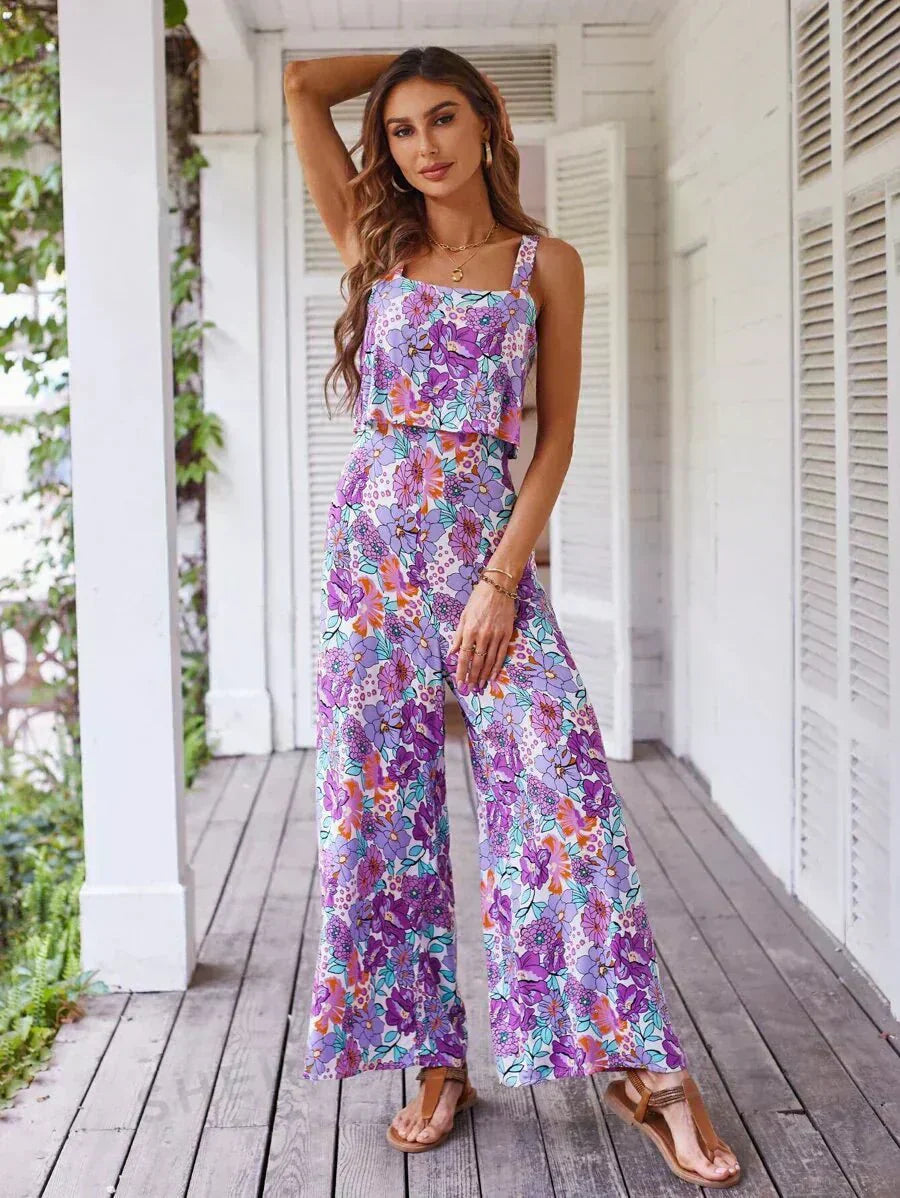 Nympha Floral Wide-Leg Jumpsuit