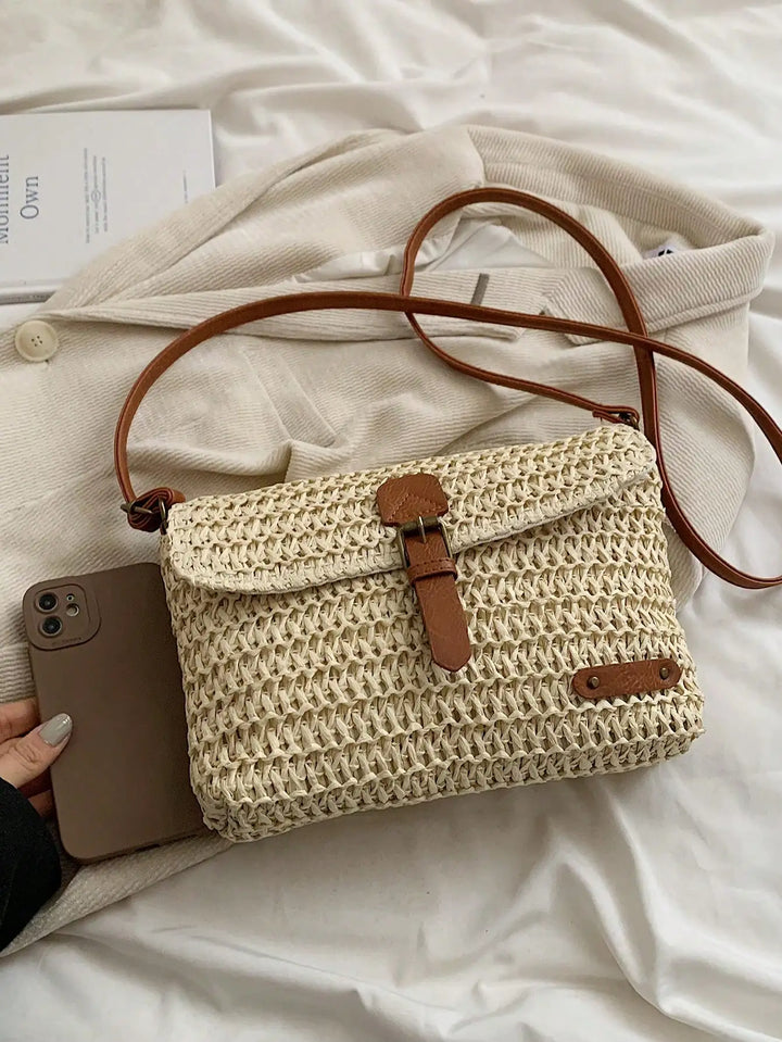 Marigold | Straw Crossbody Bag