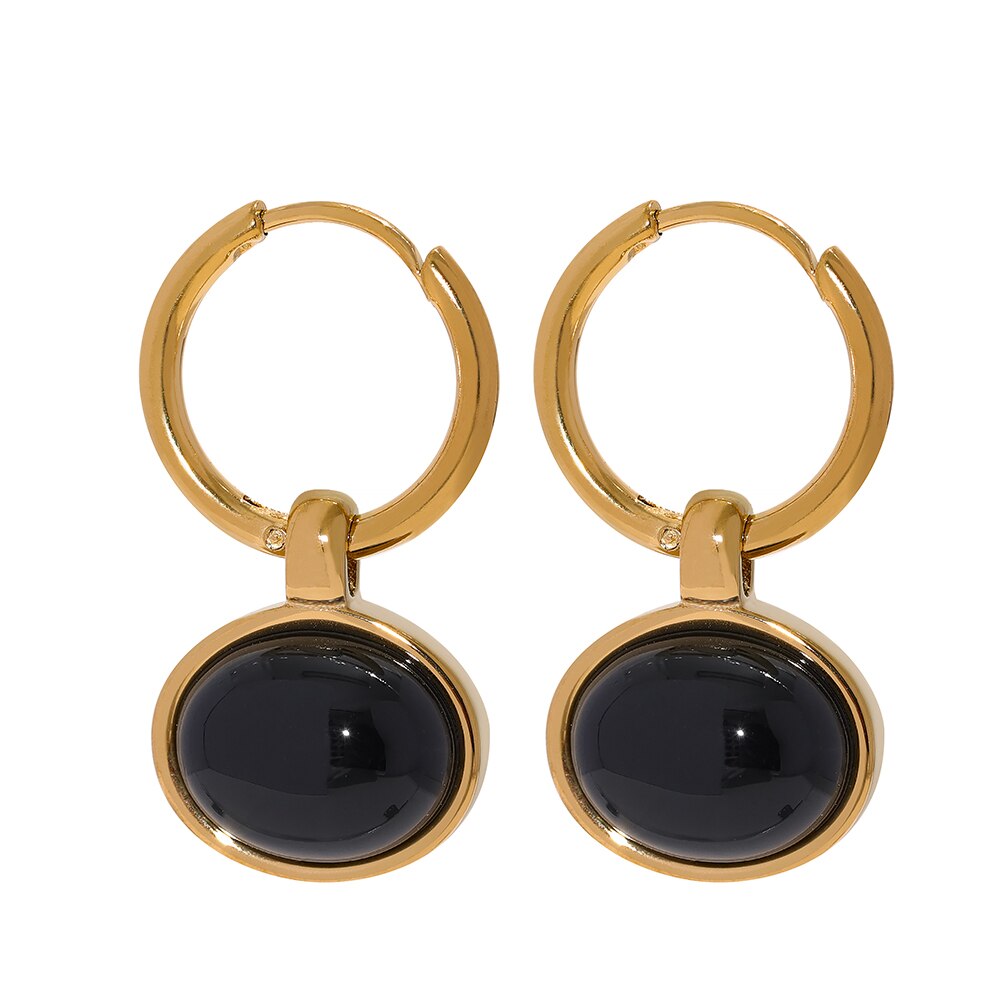 Opaline | Celestial Harmony - Gold Plated Earrings