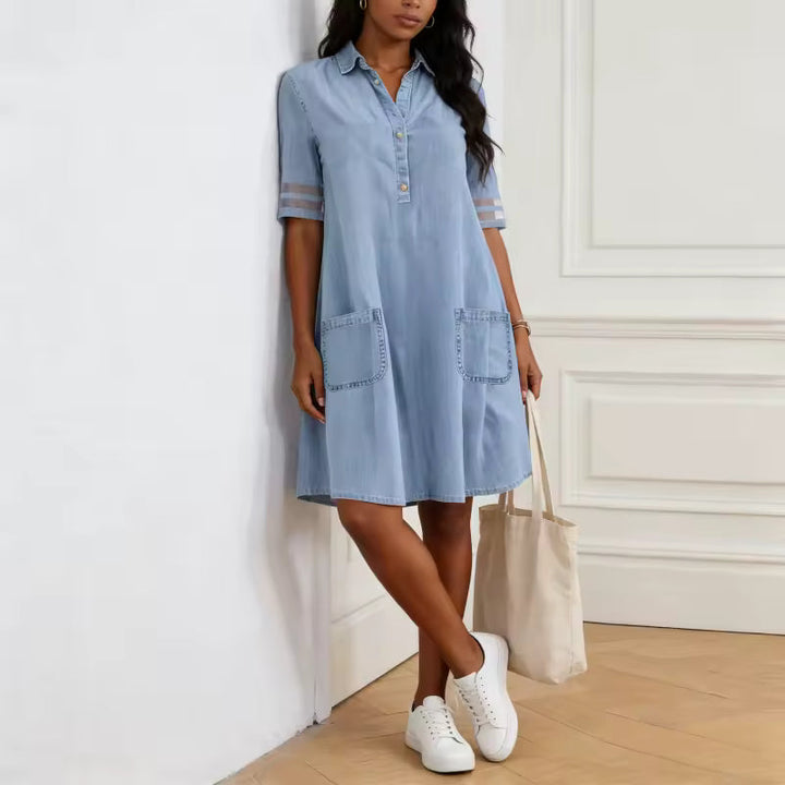 Brittany Denim Figure Dress