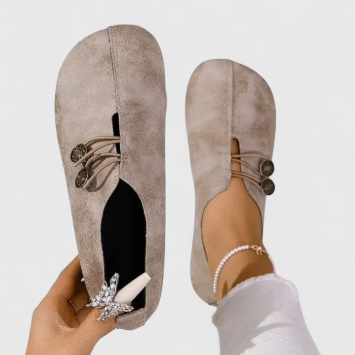 Kyline | Elegant Loafers - Light Brown - Women's Comfort Shoes Australia