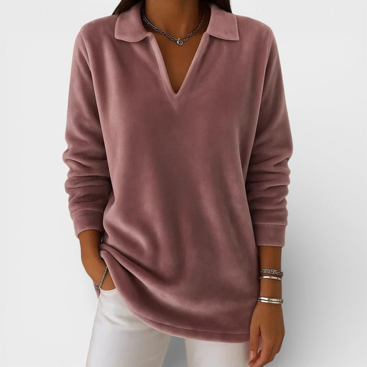 V-Neck Knit Sweater