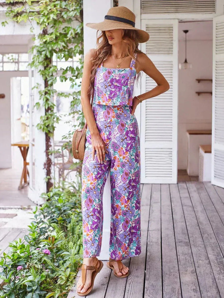Nympha Floral Wide-Leg Jumpsuit