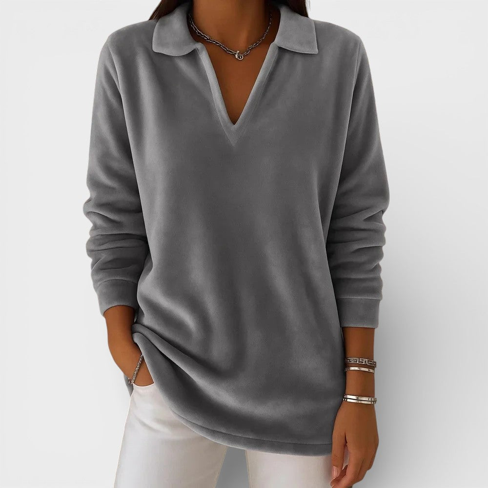 V-Neck Knit Sweater