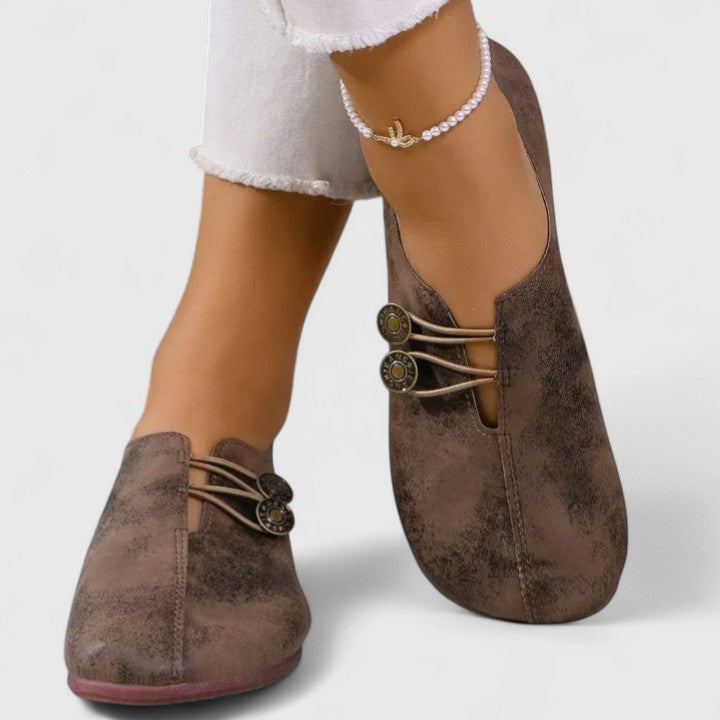 Kyline | Elegant Loafers - Light Brown - Women's Comfort Shoes Australia