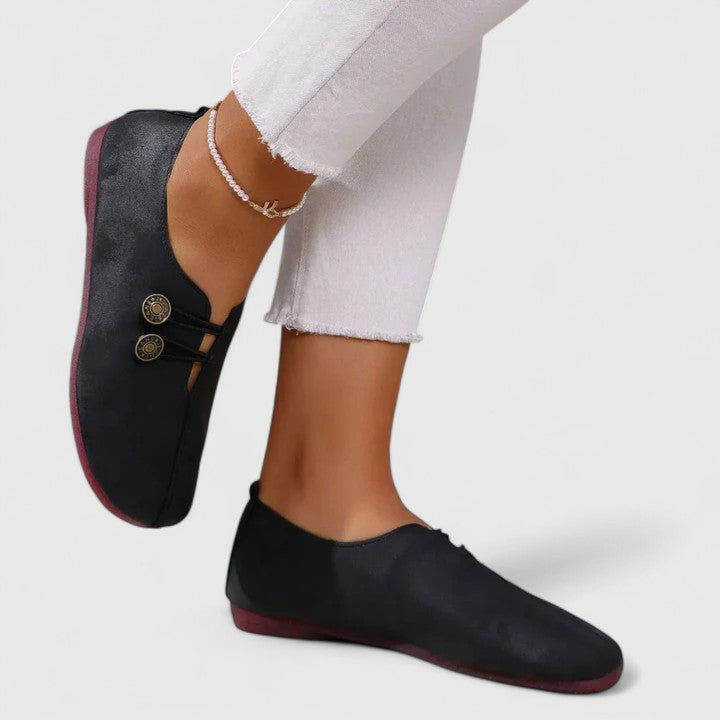 Kyline | Elegant Loafers - Light Brown - Women's Comfort Shoes Australia