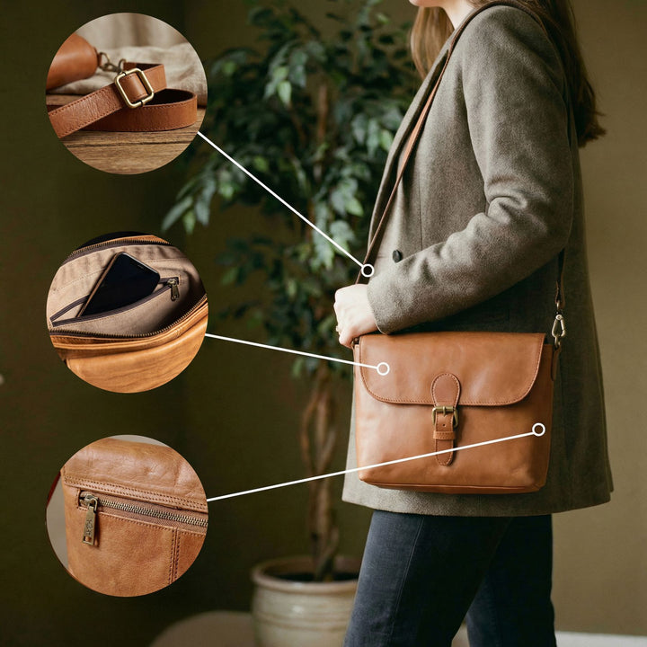 Dara | Leather Crossbody Bag