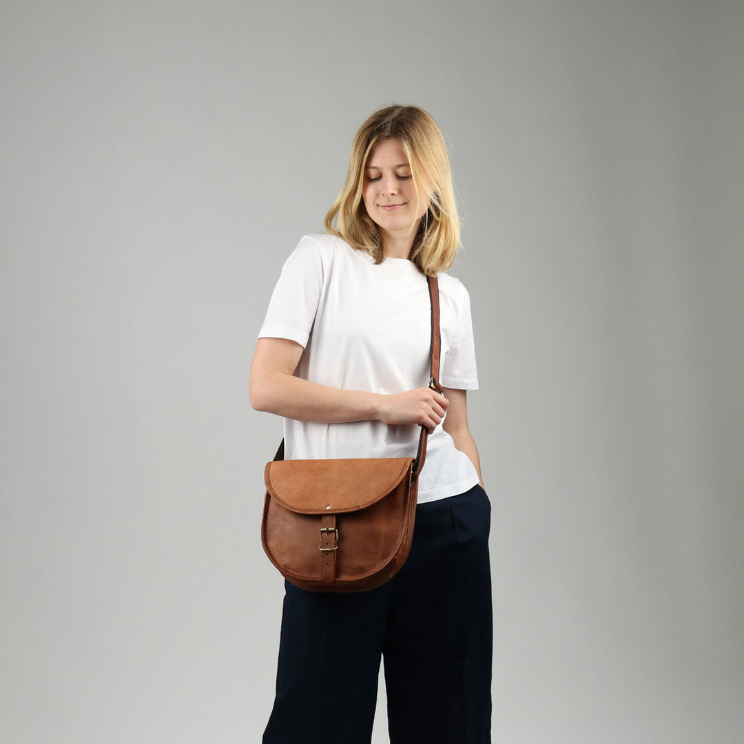 Jade | Leather Shoulder Bag