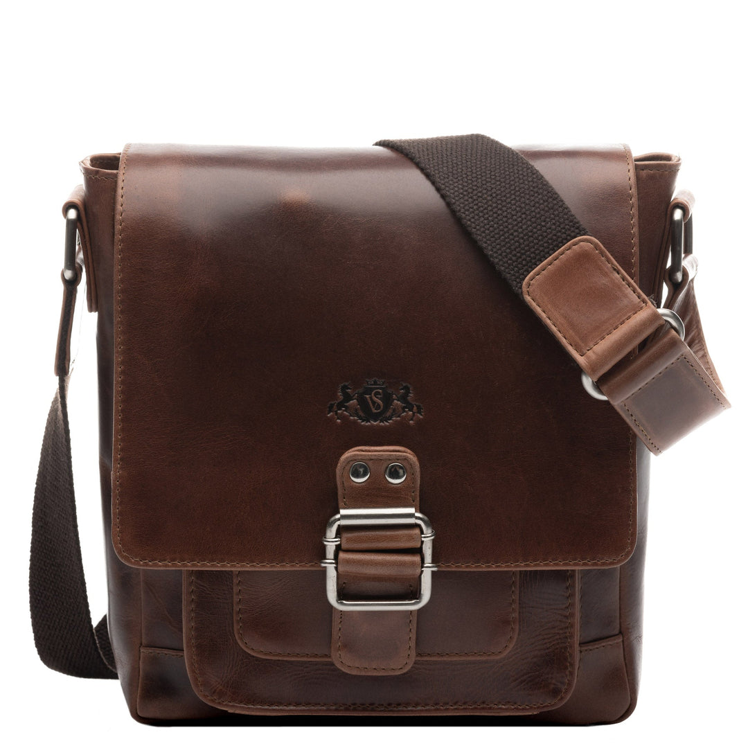 Brown Leather Shoulder Bag STOKED