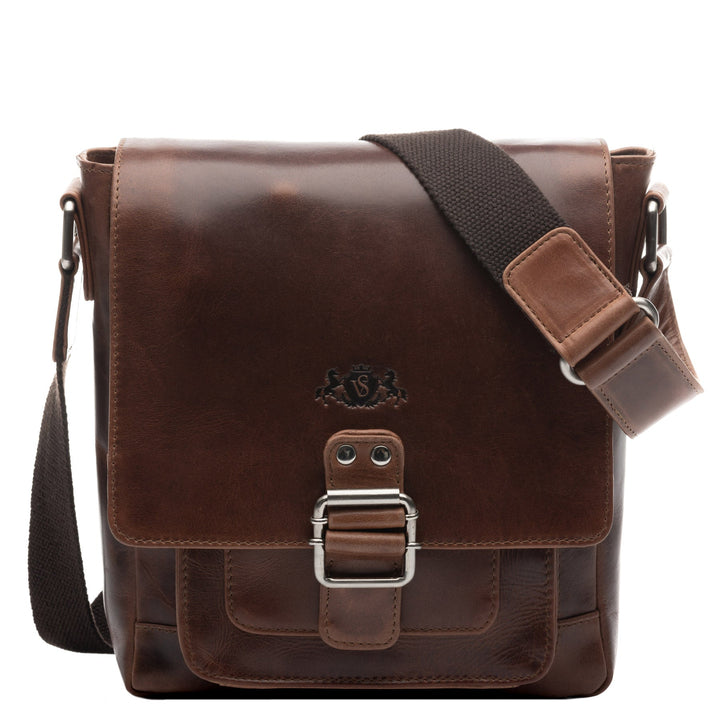 Brown Leather Shoulder Bag STOKED