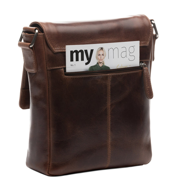 Brown Leather Shoulder Bag STOKED