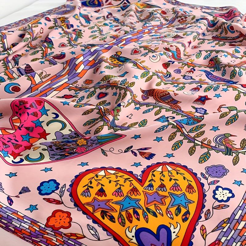 Hazelle | Vintage Printed Scarf