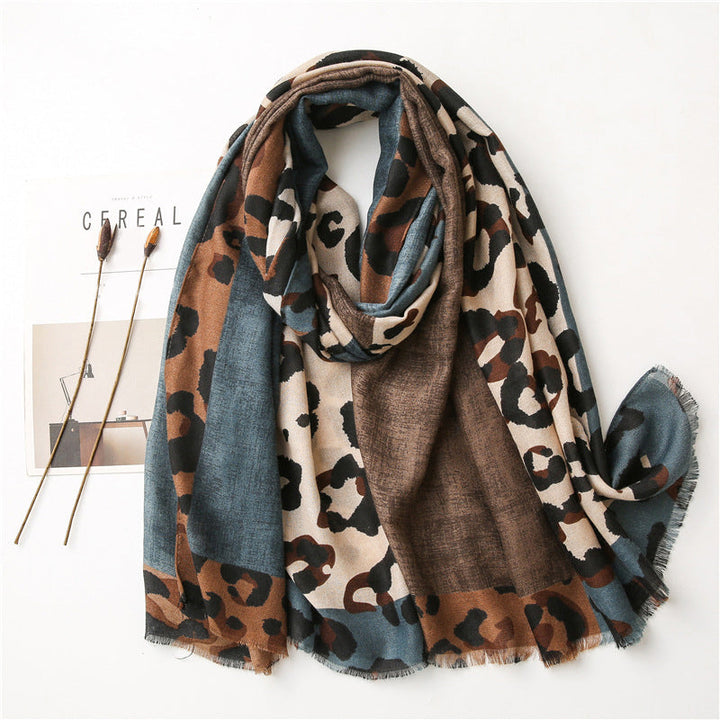 Briar | Casual Leopard Print Scarf