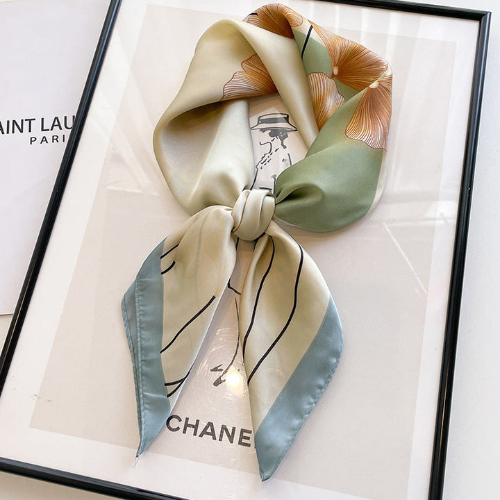 Luna | Casual Ginkgo Leaf Scarf