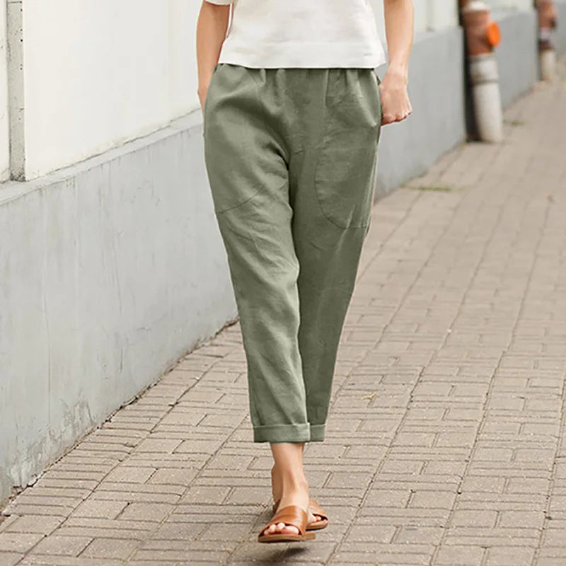 Kriza - Wide-Leg Pants with Pockets