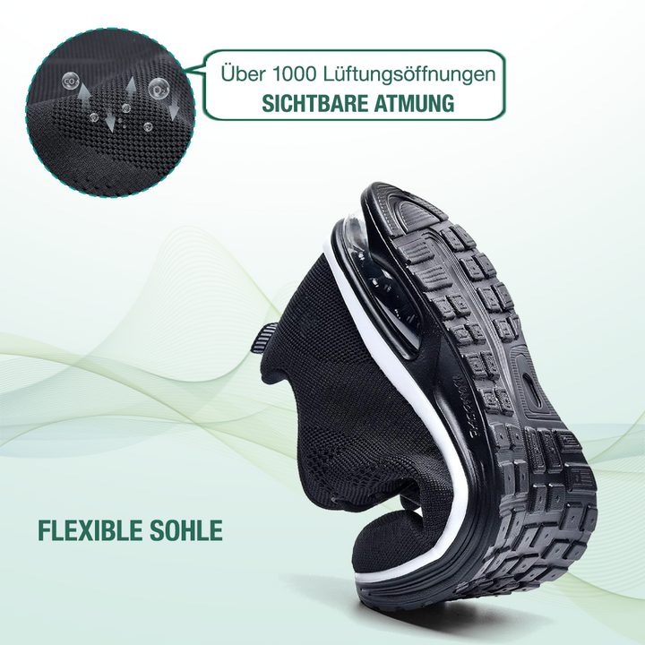 SanoWalk Orthopedic Shoes | All Black
