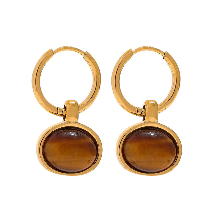 Opaline | Celestial Harmony - Gold Plated Earrings