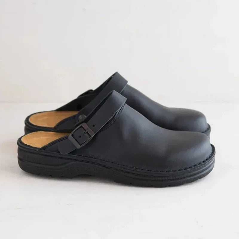 Maurel | Supportive Comfort Clogs - Brown - Women's Comfort Shoes Australia