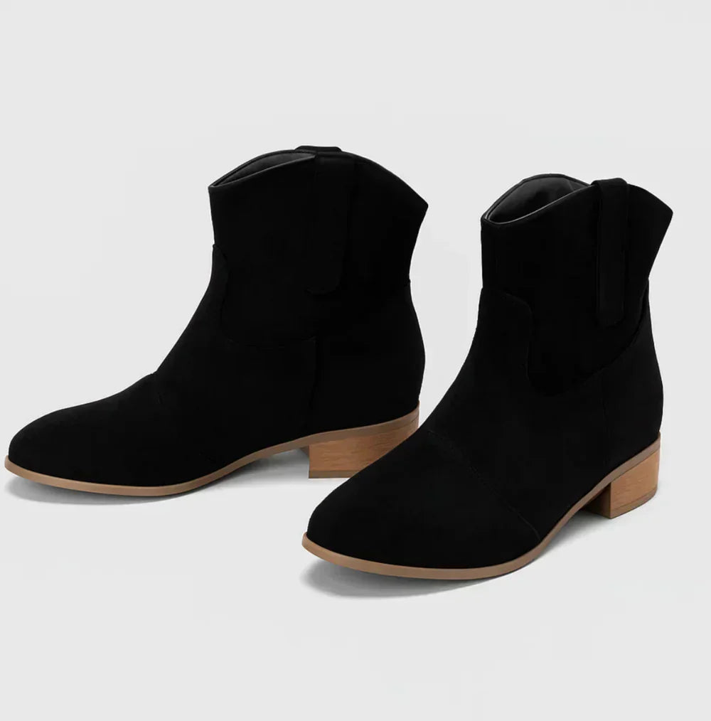 SUEDELLEA | WESTERN SUEDE BOOTS