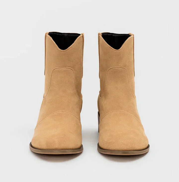SUEDELLEA | WESTERN SUEDE BOOTS