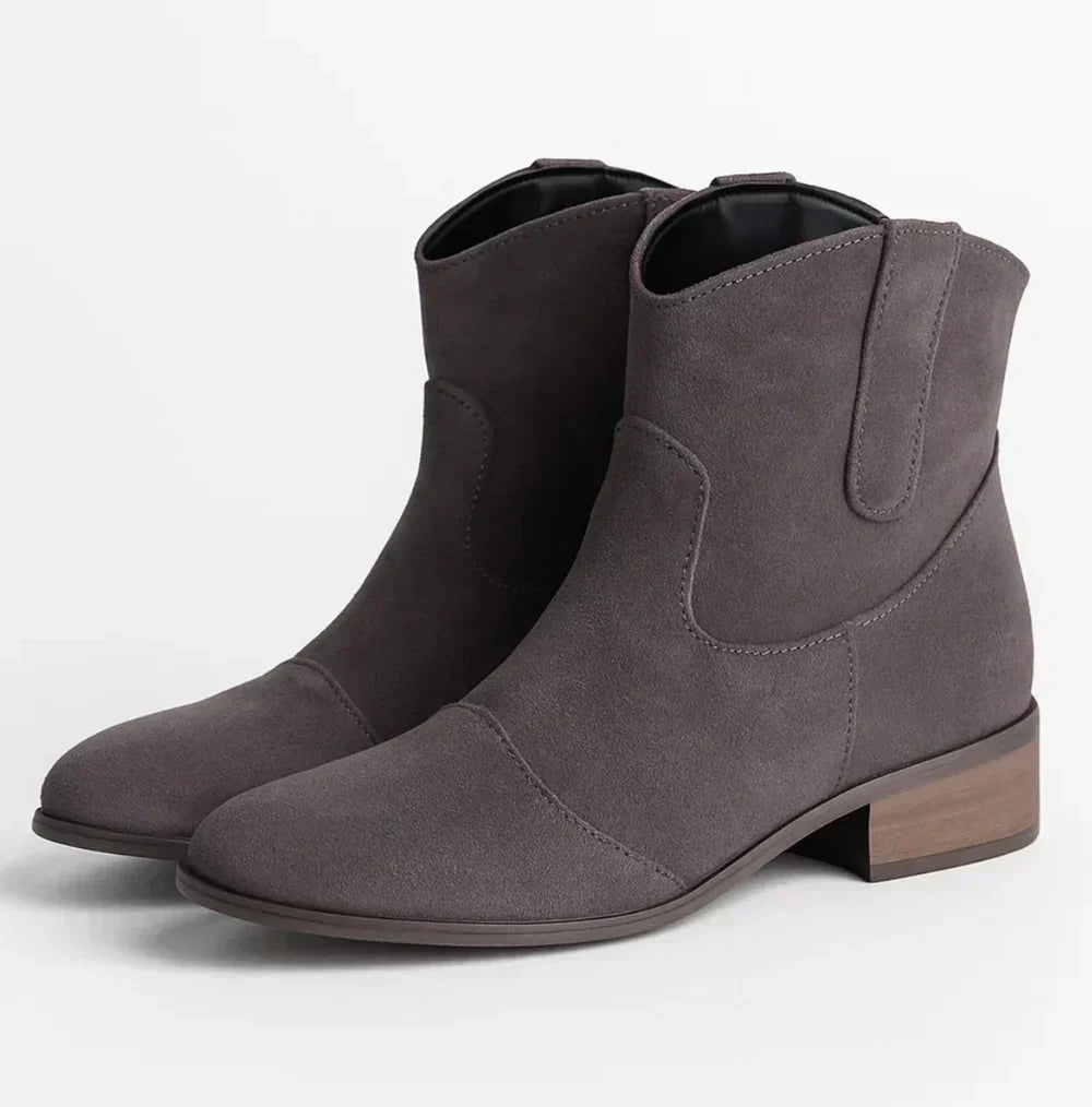 SUEDELLEA | WESTERN SUEDE BOOTS