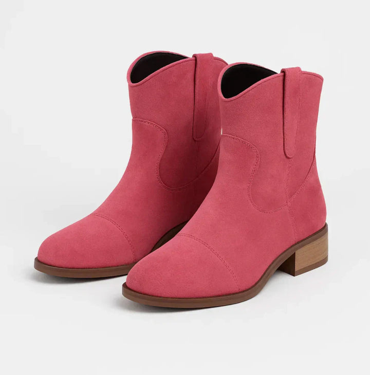 SUEDELLEA | WESTERN SUEDE BOOTS